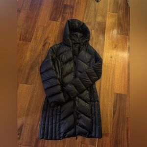 BCBGeneration Black Puffer Jacket with hood packable